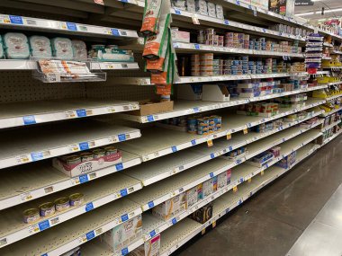 Martinez, Ga USA - 12: 23 Kroger perakende mağazası Kolombiya Yolu 'nda Noel arifesi