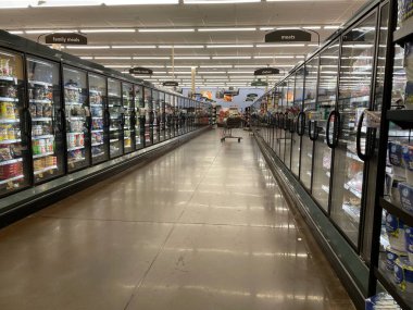 Martinez, Ga USA - 12: 23 Kroger perakende mağazası Kolombiya Yolu 'nda Noel arifesi