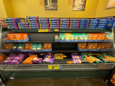 Martinez, Ga USA - 12: 23 Kroger perakende mağazası Kolombiya Yolu 'nda Noel arifesi