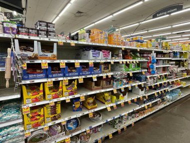 Martinez, Ga USA - 12: 23 Kroger perakende mağazası Kolombiya Yolu 'nda Noel arifesi