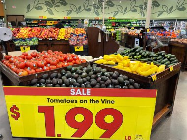 Martinez, Ga USA - 12: 23 Kroger perakende mağazası Kolombiya Yolu 'nda Noel arifesi