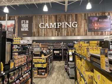 Augusta, Ga USA - 1203 21: Cabelas perakende mağazası Cabela Parkway