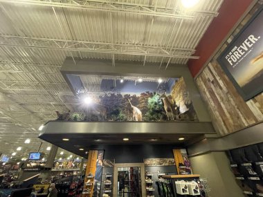 Augusta, Ga USA - 1203 21: Cabelas perakende mağazası Cabela Parkway