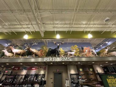 Augusta, Ga USA - 1203 21: Cabelas perakende mağazası Cabela Parkway