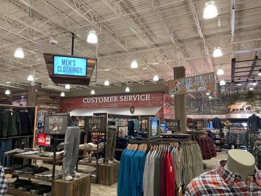 Augusta, Ga USA - 1203 21: Cabelas perakende mağazası Cabela Parkway