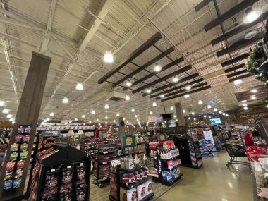 Augusta, Ga USA - 12 03 21: Cabelas retail store Cabela Parkway clipart