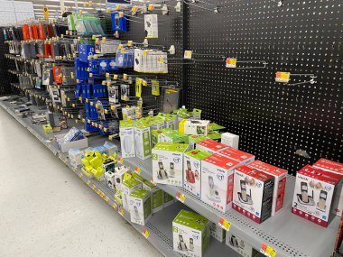 Augusta, Ga USA - 12. 24: Walmart perakende mağazası Noel arifesi