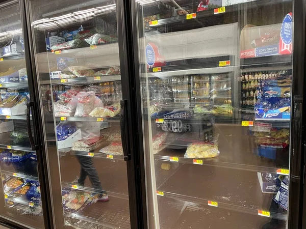 Augusta Usa Walmart Tienda Comestibles Por Menor Interior Nochebuena —  Fotos de Stock
