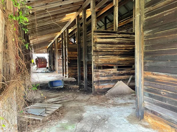 Old Historic Abandoned Building Country Rural Georgia — Fotografia de Stock