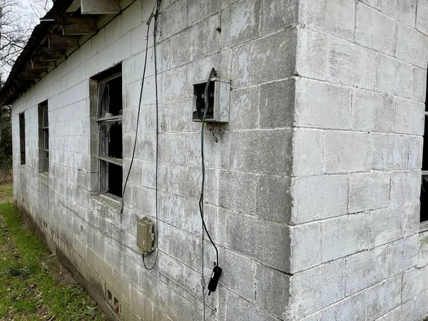 Old Historic Abandoned Building Country Rural Georgia — Fotografia de Stock