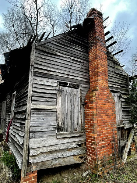 Vecchio Edificio Storico Abbandonato Nel Paese Nella Georgia Rurale — Foto Stock