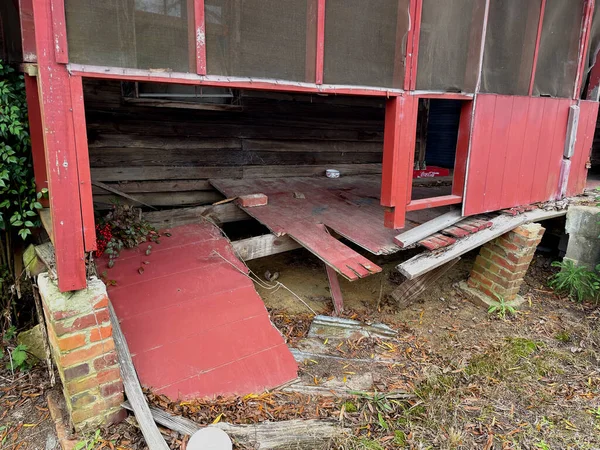 Old Historic Abandoned Building Country Rural Georgia — Fotografia de Stock