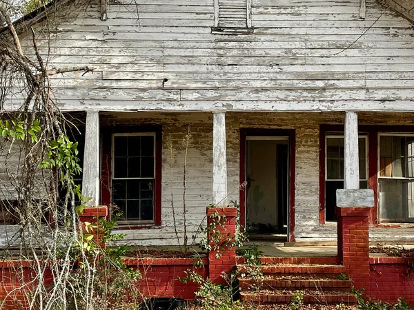 Old Historic Abandoned Building Country Rural Georgia — Stock Photo, Image