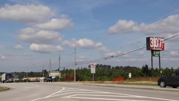 Grovetown Usa Traffic Gas Price Sign Murpheys Gas Station — 비디오