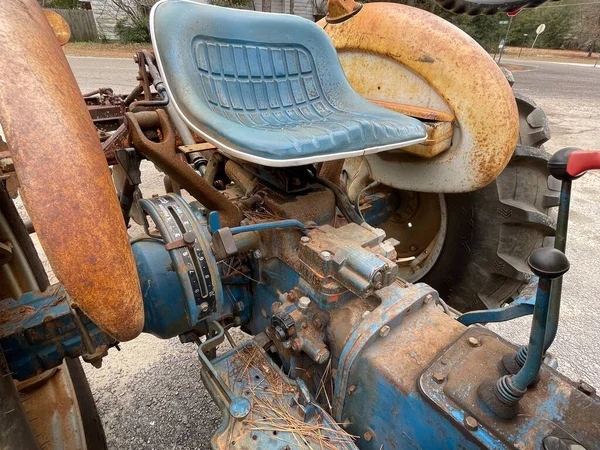 Keysville Usa Ford 4100 Vintage Tractor Parked — Stock Photo, Image