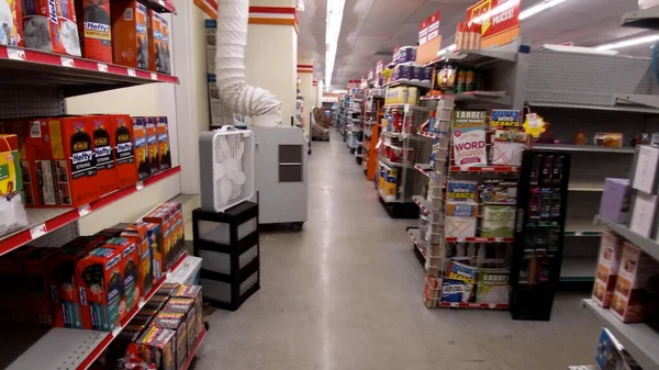 Hephzibah Usa Family Dollar Retail Store Interior Staffing Crisis — Fotografia de Stock