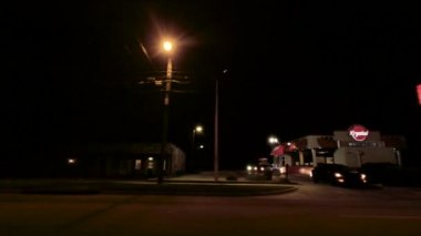 Augusta, Ga USA - 02 11 21: Krystal Restoran Binası Sokak Tavası Hwy 1