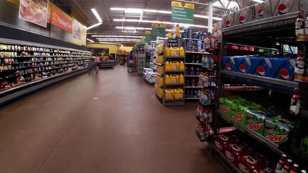 Augusta Usa Walmart Retail Interior — стоковое фото