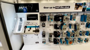 Augusta, Ga USA - 02 05: 22: GoPro aksesuarlarının 2022 pan 'ının Best Buy iç teknolojisi