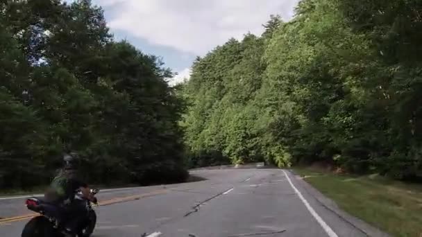 Helen États Unis Pov Fpv Driving Helen Unicoi Turnpike Mountains — Video
