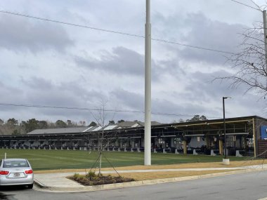 Augusta, Ga USA - 12: 09 21: Cabela parkway Bulutlu Gün Golf Sahası