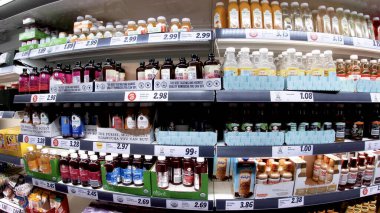 Augusta, Ga USA - 02: 20 22: LIDL Perakende bakkal benzersiz alışveriş deneyimi