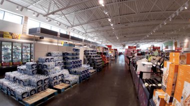 Augusta, Ga USA - 02: 20 22: LIDL Perakende bakkal benzersiz alışveriş deneyimi