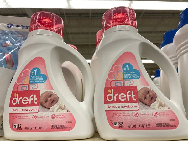 Augusta Usa Detergente Para Ropa Estante Una Tienda Dreft — Foto de Stock