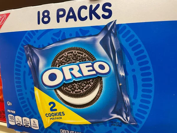 Grovetown Usa Retail Store Products Pack Oreo Cookie — стокове фото
