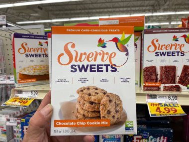 Augusta, Ga USA - 04: 15: 22: Swerve Sweets çikolatalı kurabiye karışımı