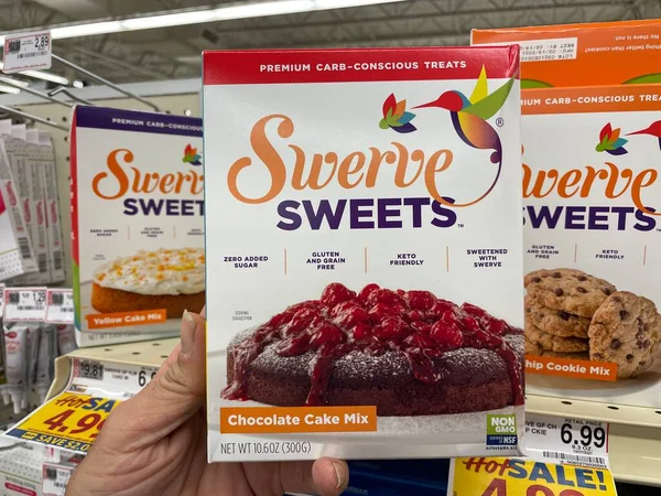 Augusta, Ga USA - 04: 15: 22: Swerve Sweets çikolatalı kek karışımı