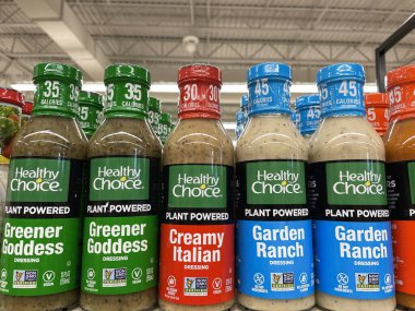 Grovetown, Ga USA - 12: 15: 21: Salata giyim mağazası Sağlıklı Seçim çeşitliliği