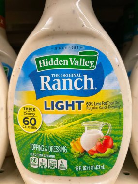 Grovetown, Ga USA - 12: 15 - 21: Perakende mağazası Gizli Vadi Çiftlik Sosu Aydınlık