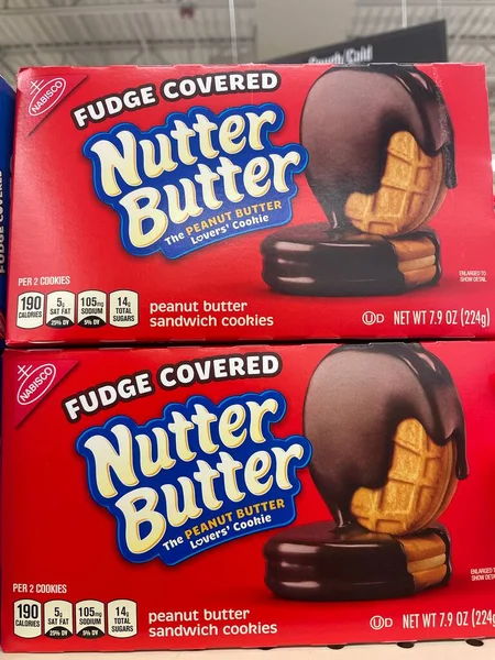 Grovetown Usa Retail Store Cookies Nutter Butter — Stock Photo, Image