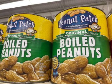 Grovetown, Ga USA - 04: 30 22: Haşlanmış fıstık konservesi