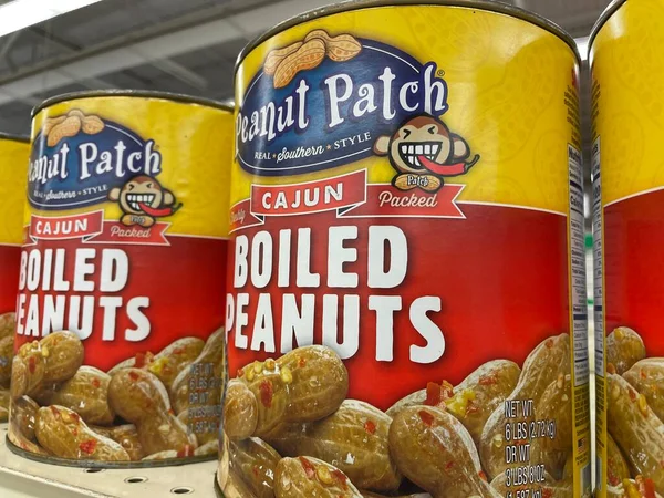 Grovetown Usa Retail Boiled Peanuts Peanut Patch Cajun — Foto Stock