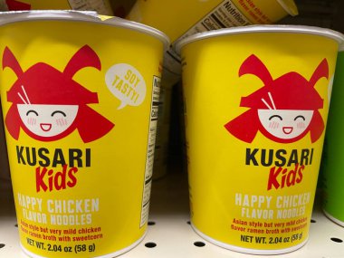 Grovetown, Ga USA - 03 05: 22: Perakende satış mağazası Kusari Noodles Kids