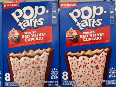 Grovetown, Ga USA - 03 05: 22: Perakende satış mağazası Pop Tarts Red Velvet keki
