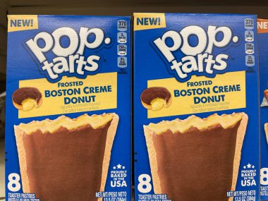 Grovetown, Ga USA - 03 05: 22: Perakende satış mağazası Pop Tart Boston Creme Donut