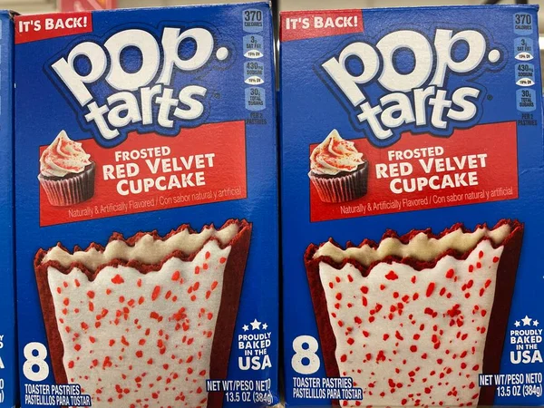 Grovetown Usa Retail Store Pop Tarts Red Velvet Cake — Foto Stock