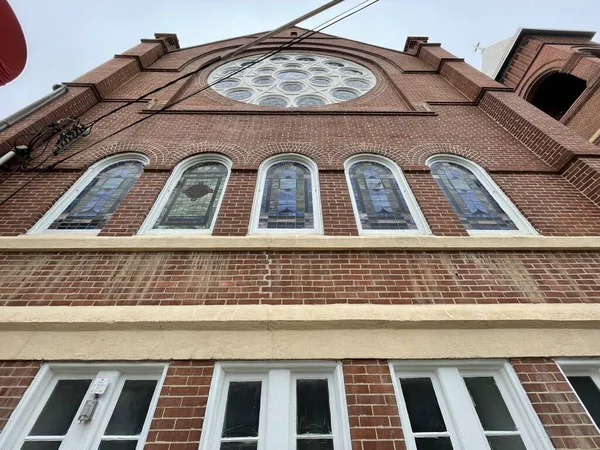 Augusta Usa Dankbare Baptistenkirche Mit Blick Aufs Dach — Stockfoto