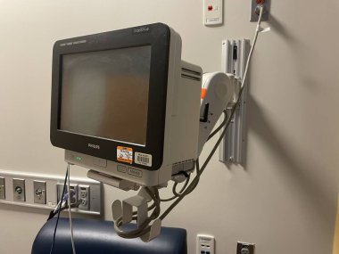 Augusta, Ga USA - 12-13-21: Childrens Hastanesi iç oda gözlemcisi