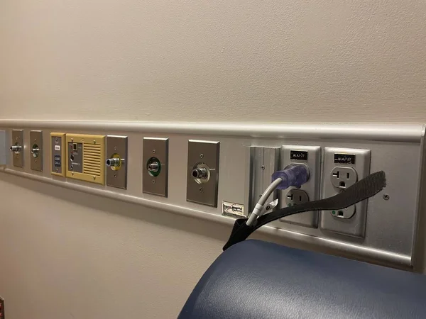 Augusta Usa Childrens Hospital Interior Wall Outlets — Stock Photo, Image
