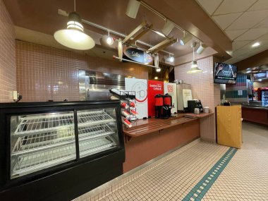 Augusta, Ga USA - 12 13 21: Childrens Hospital of Georgia interior Cafeteria closed