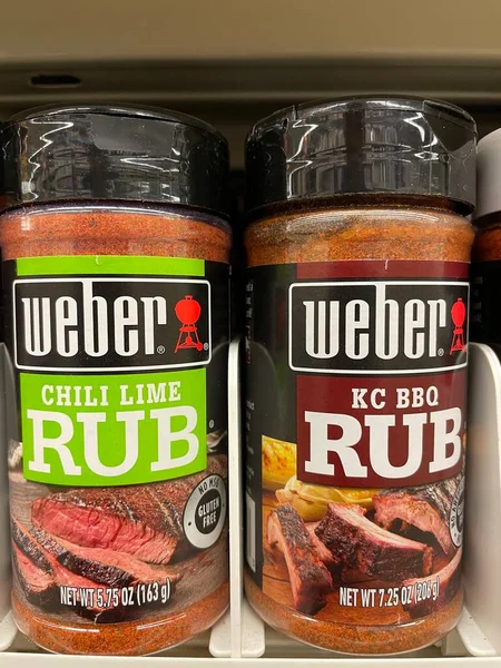 Grovetown, Ga USA - 03: 20 22: Satış mağazası Weber Rub çeşidi