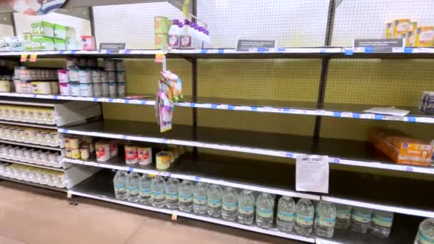 Usa Grovetown Kroger Retail Store Baby Formula Shortage Empty Shelves — 图库视频影像