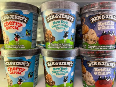 Grovetown, Ga USA - 05: 18 22: Ben ve Jerry 'nin Dondurma mağazasının perakende satış mağazası