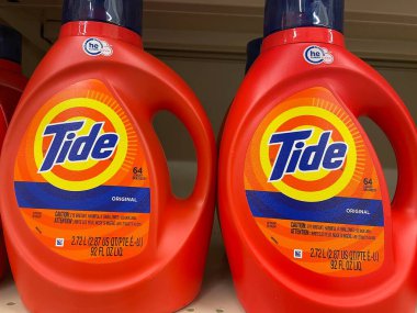 Grovetown, Ga USA - 05 10 22: Retail Laundry detergent original many