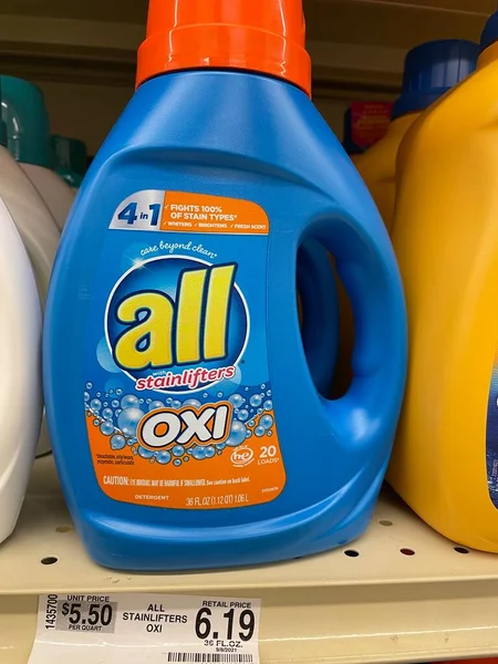 Grovetown Usa Retail Waschmittel Alles Mit Oxi — Stockfoto