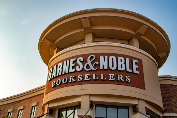 Augusta États Unis Barnes Noble Book Store Building Sign Design — Photo